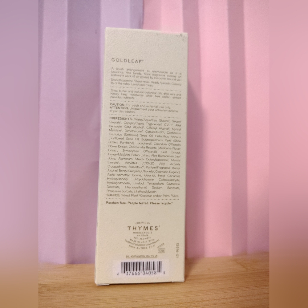 Thymes Goldleaf Hand Creme - 3 Fl Oz - Picture 5 of 8